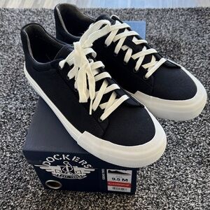 Dockers Men's Black and White Sneakers